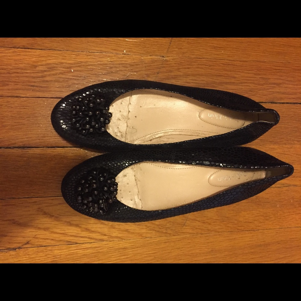 Calvin Klein ballet flats.
